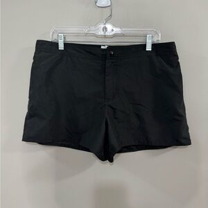 Sleek Black South Point Athletic Shorts. 100% Polyester. Size 16